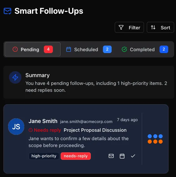 Smart Follow-Ups